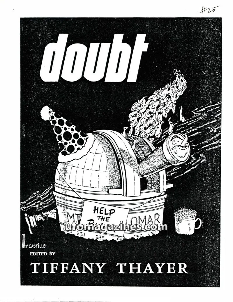 Cover of The Fortean Society Magazine issue #25: doubt