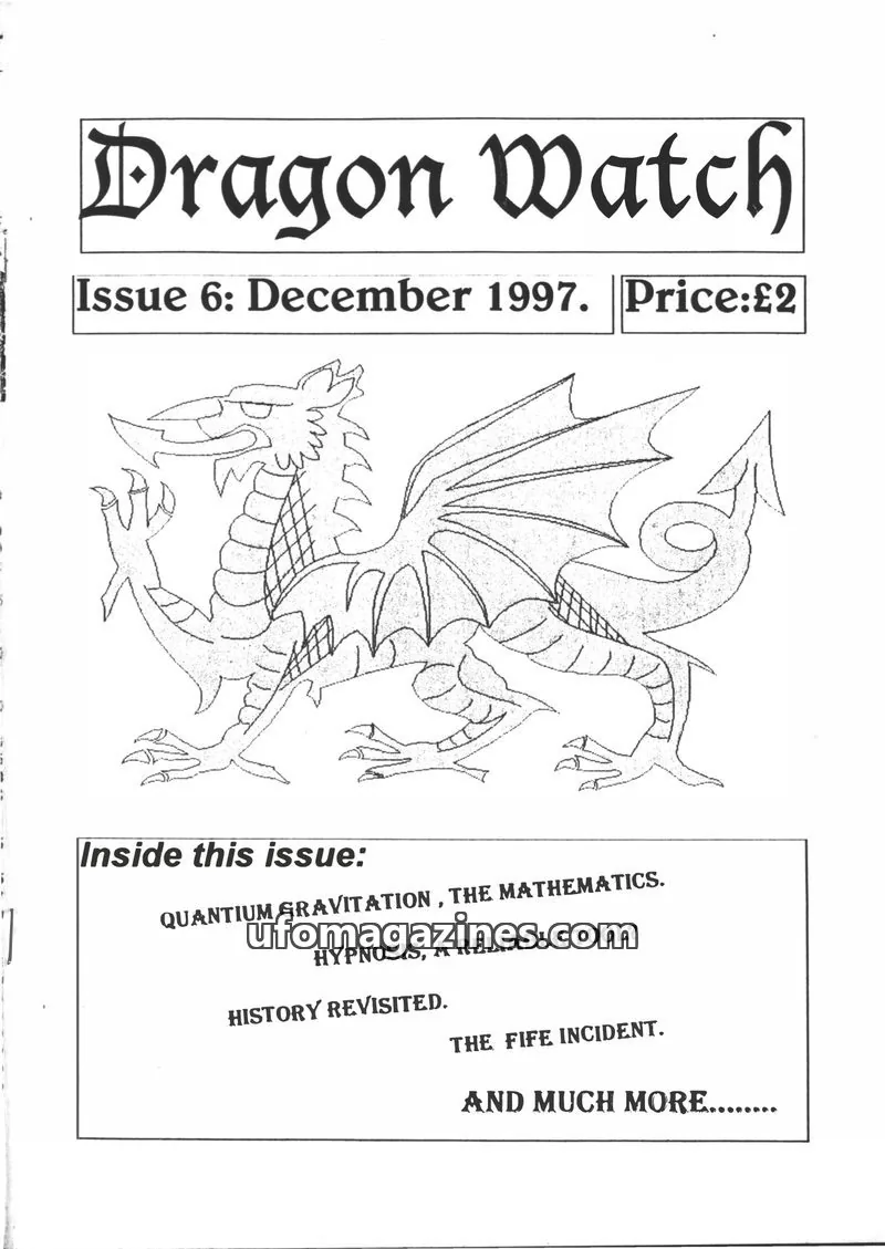 Cover of Dragon Watch (Margaret Fry) issue 6: Dragon Watch