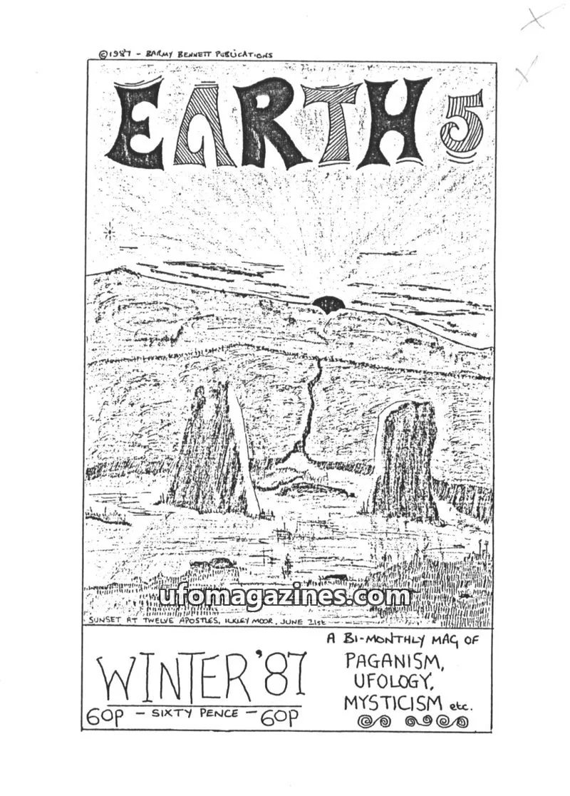 Cover of BARMY BENNETT PUBLICATIONS issue 5: EARTH