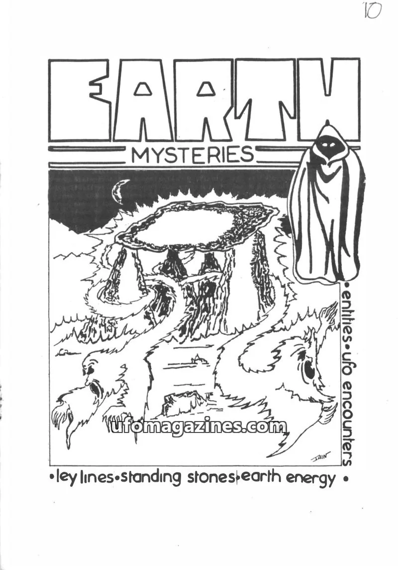 Cover of Earth (Paul Bennett) issue 10: EARTH MYSTERIES