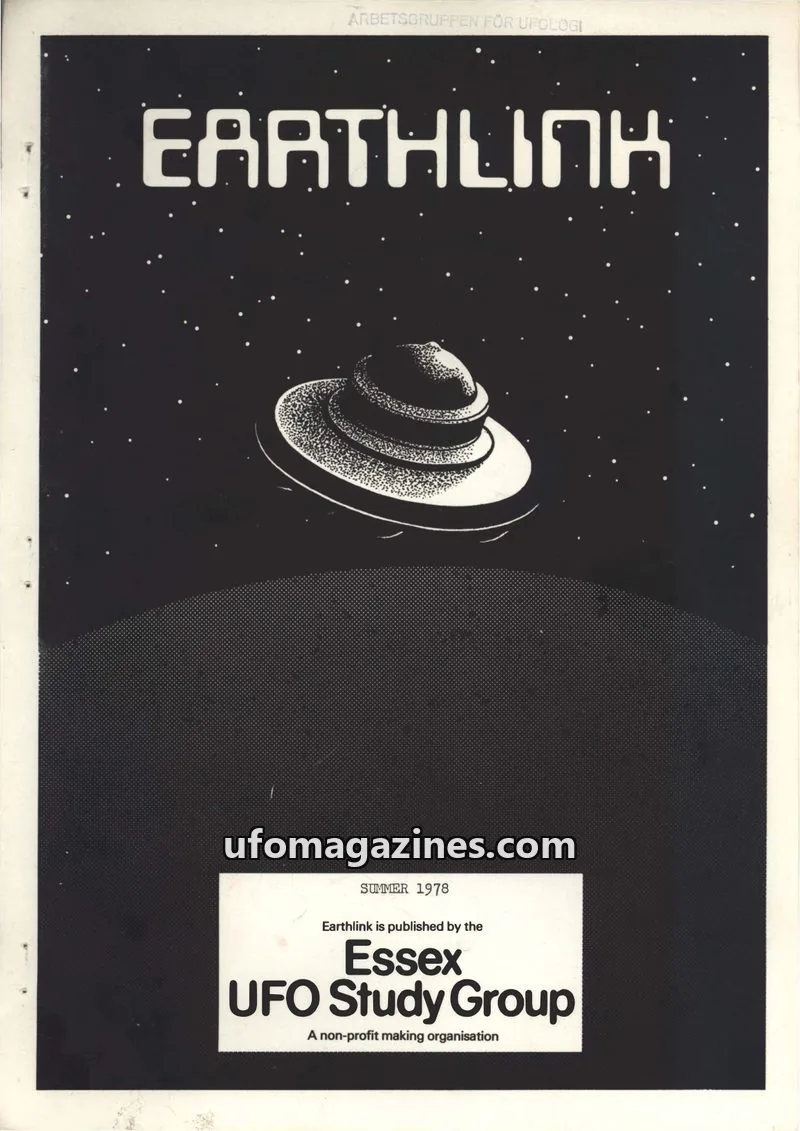 Cover of Essex UFO Study Group issue No.3: EARTHLINK