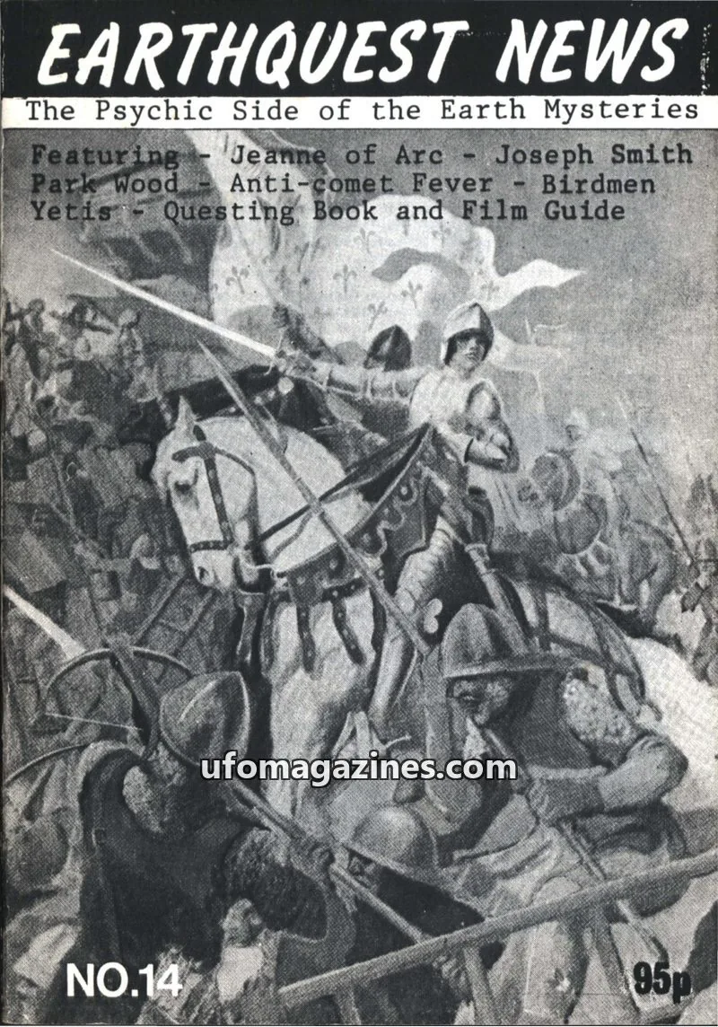 Cover of Earthquest News (Andrew Collins) issue NO.14: EARTHQUEST NEWS