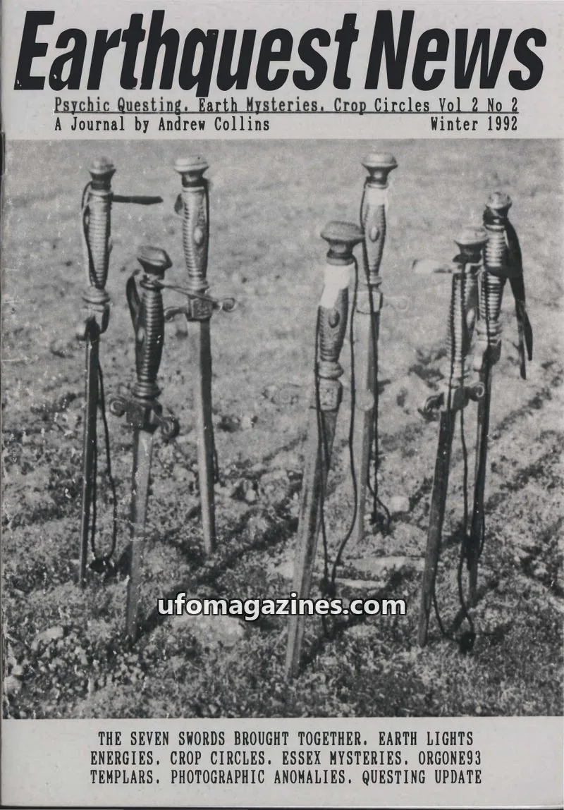 Cover of Earthquest News (Andrew Collins) issue Vol 2 No 2: Earthquest News