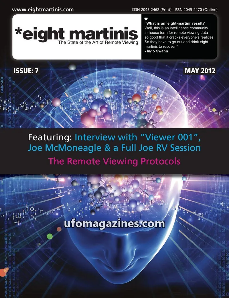 Cover of Eight Martinis (Daz Smith, remote viewing) issue 7: *eight martinis