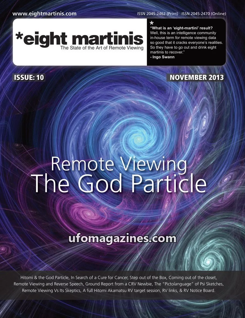 Cover of Eight Martinis (Daz Smith, remote viewing) issue 10: eight martinis
