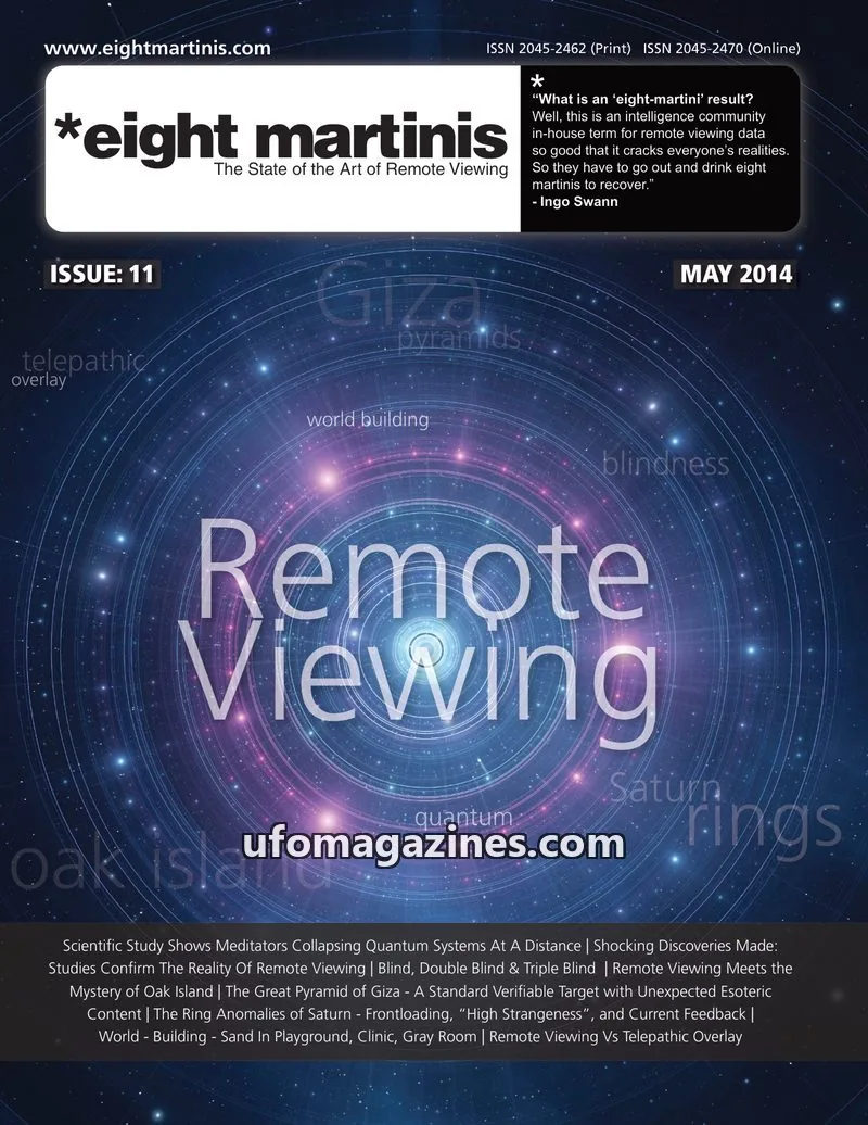 Cover of Eight Martinis (Daz Smith, remote viewing) issue 11: eight martinis