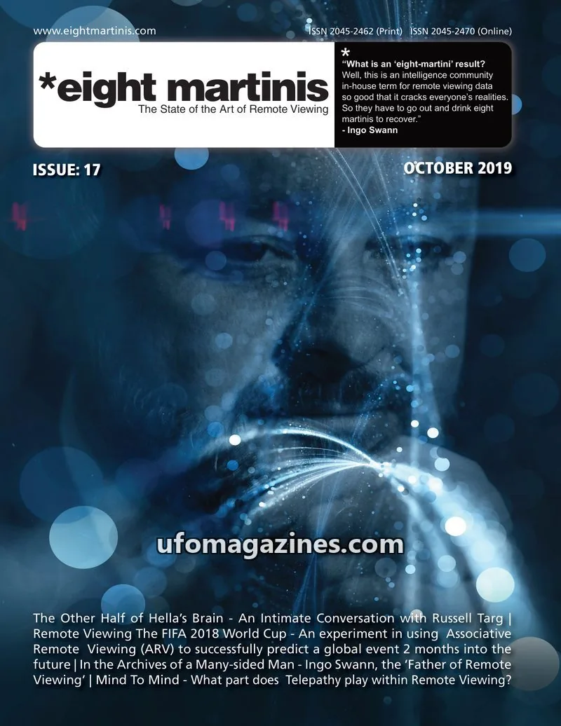 Cover of Eight Martinis (Daz Smith, remote viewing) issue 17: eight martinis