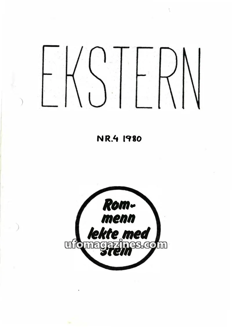Cover of EKSTERN issue 4: EKSTERN