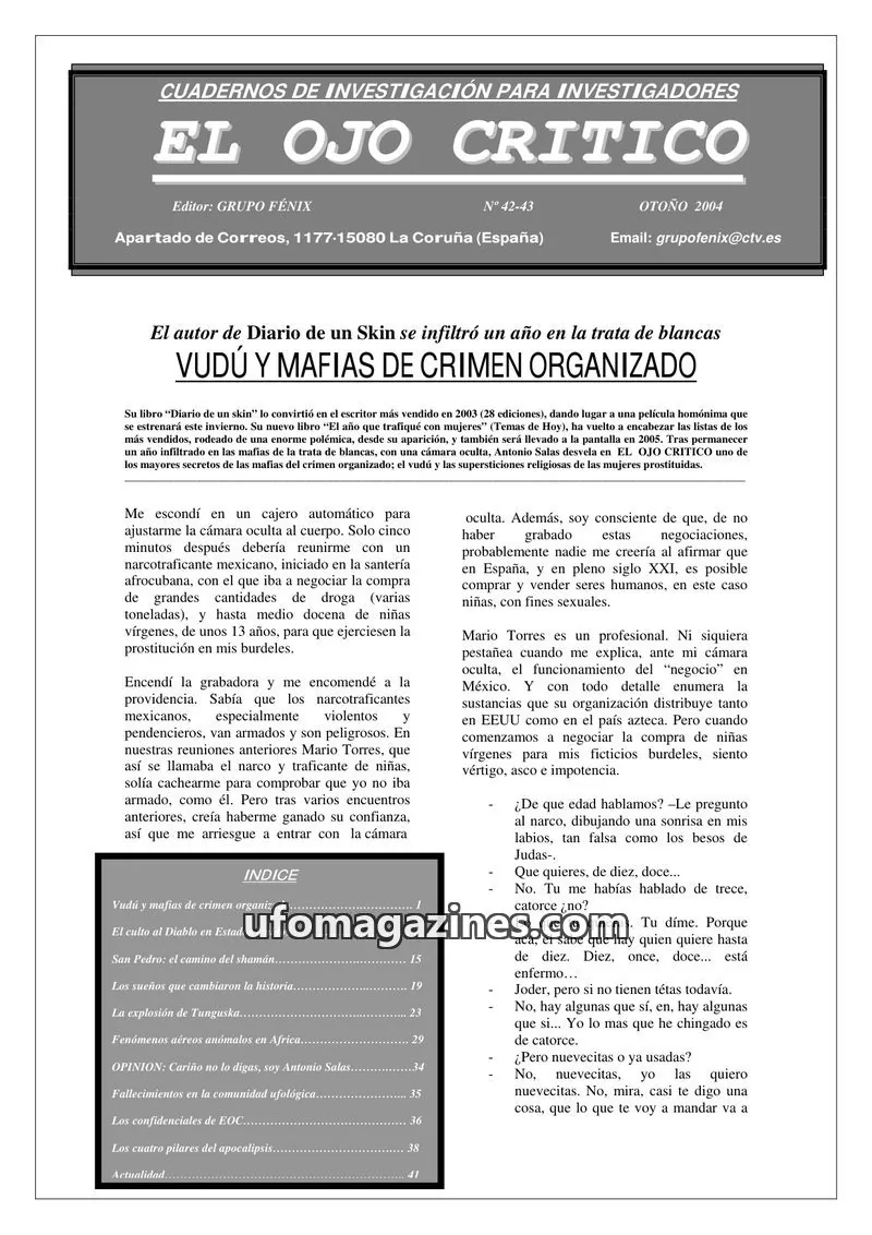 Cover of El Ojo Critico issue 11: Más Allá