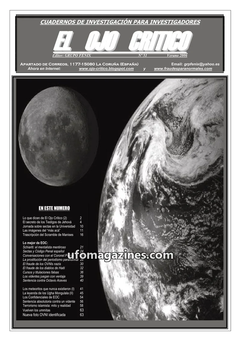 Cover of El Ojo Critico issue Nº 51: EL OJO CRITICO