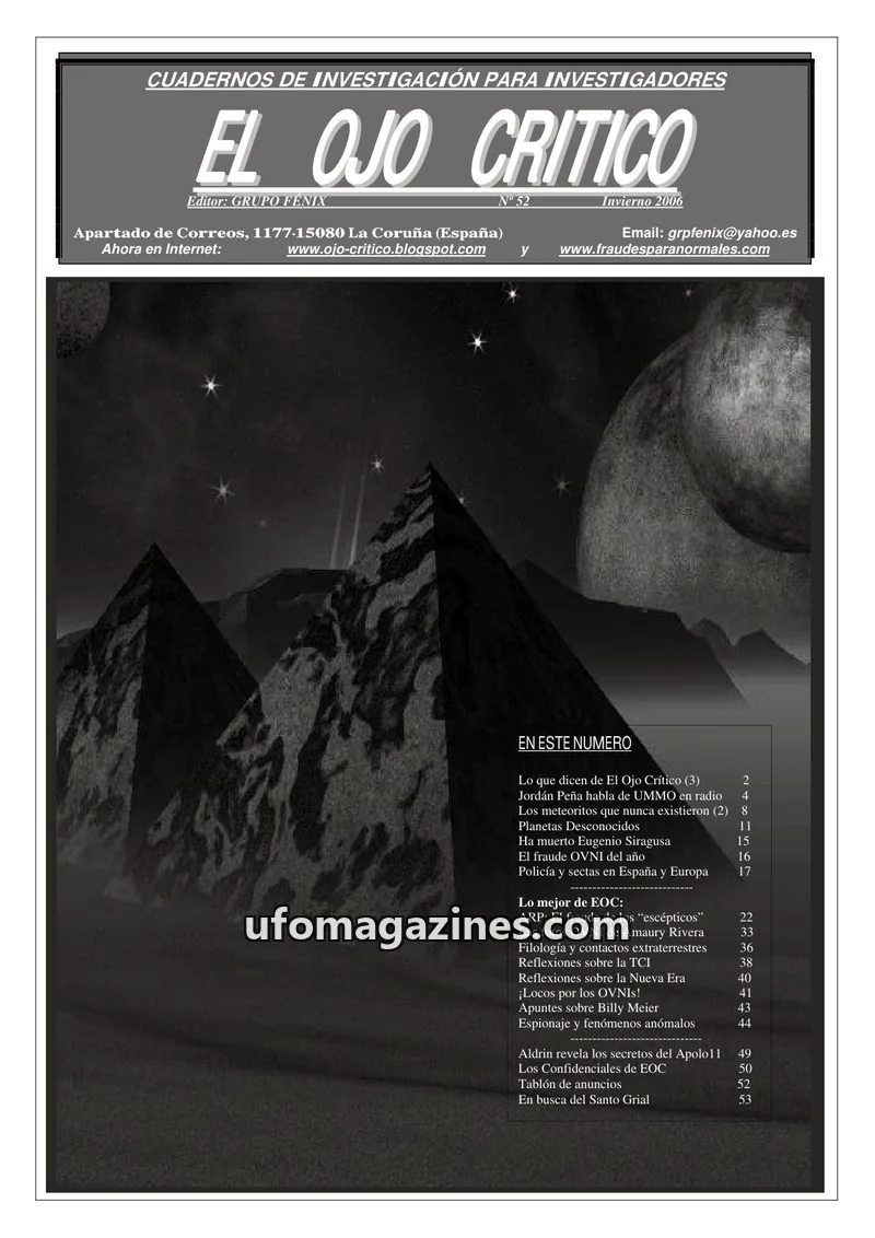 Cover of El Ojo Critico issue 52: EL OJO CRITICO