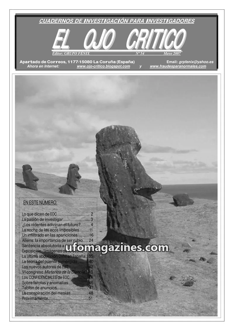Cover of El Ojo Critico issue 54: EL OJO CRITICO