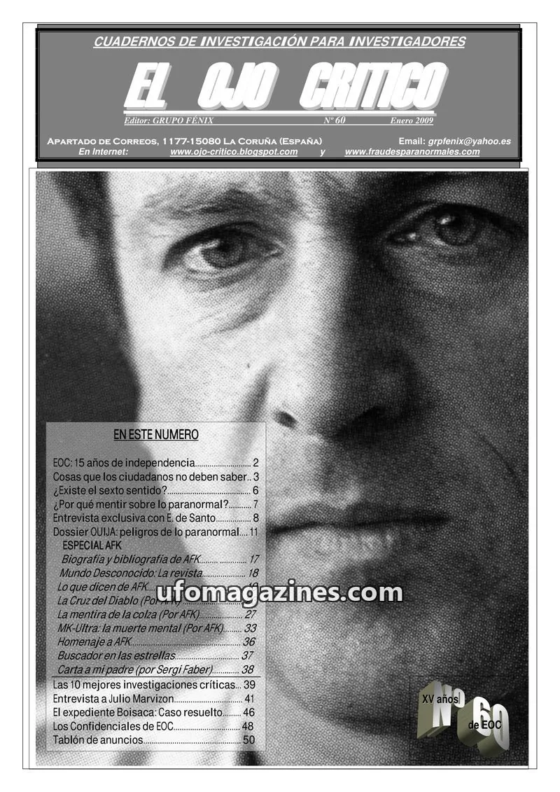 Cover of El Ojo Critico issue 60: EL OJO CRITICO