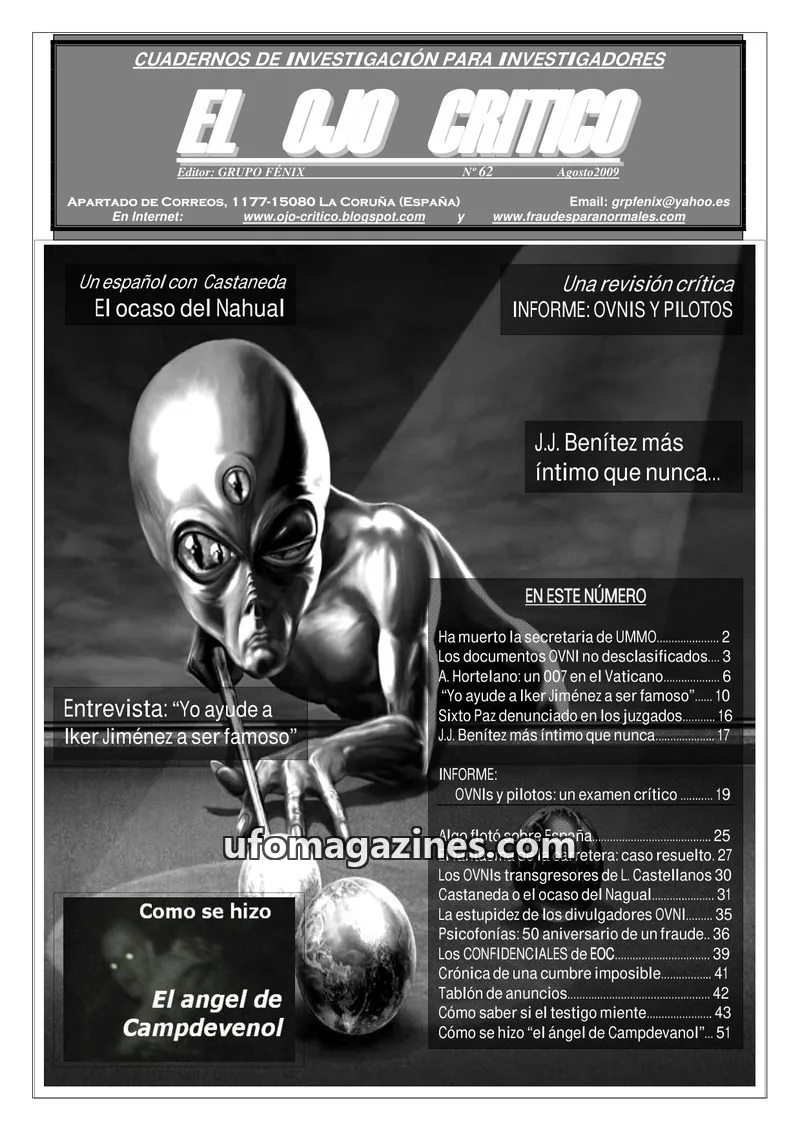 Cover of El Ojo Critico issue 62: EL OJO CRITICO