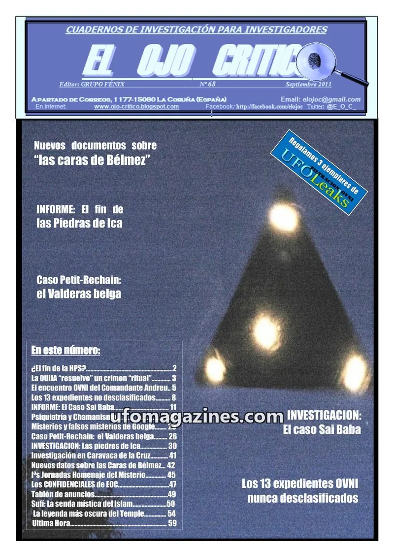Cover of El Ojo Critico issue 68: EL OJO CRITICO