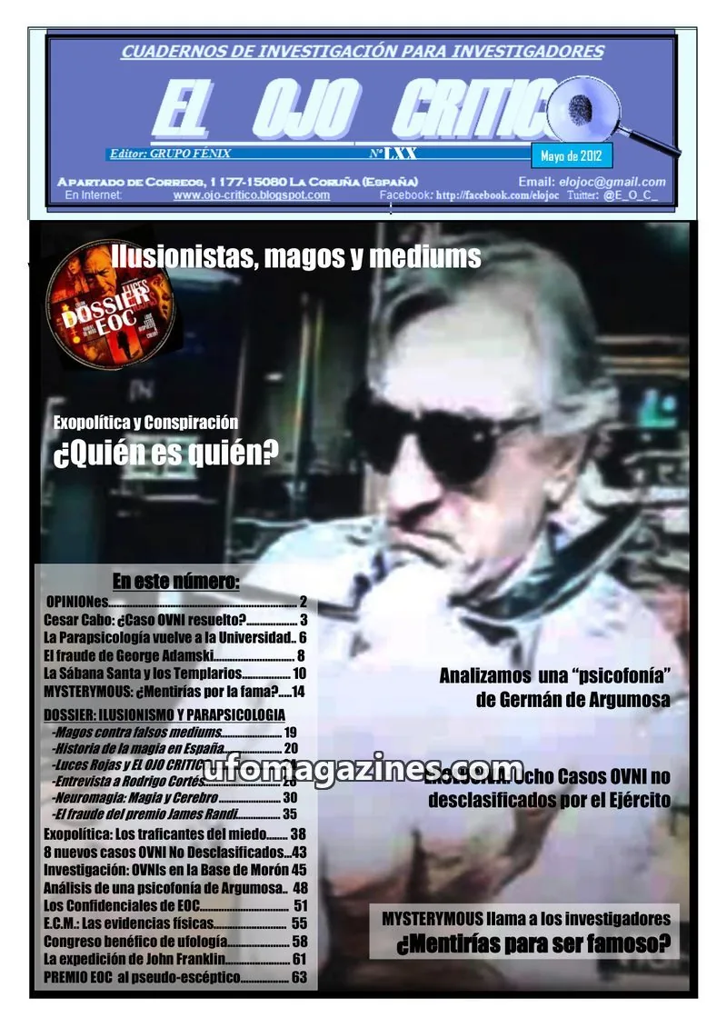 Cover of El Ojo Critico issue LXX: EL OJO CRITICO