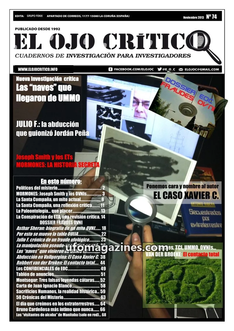 Cover of El Ojo Critico issue N° 74: EL OJO CRITICO