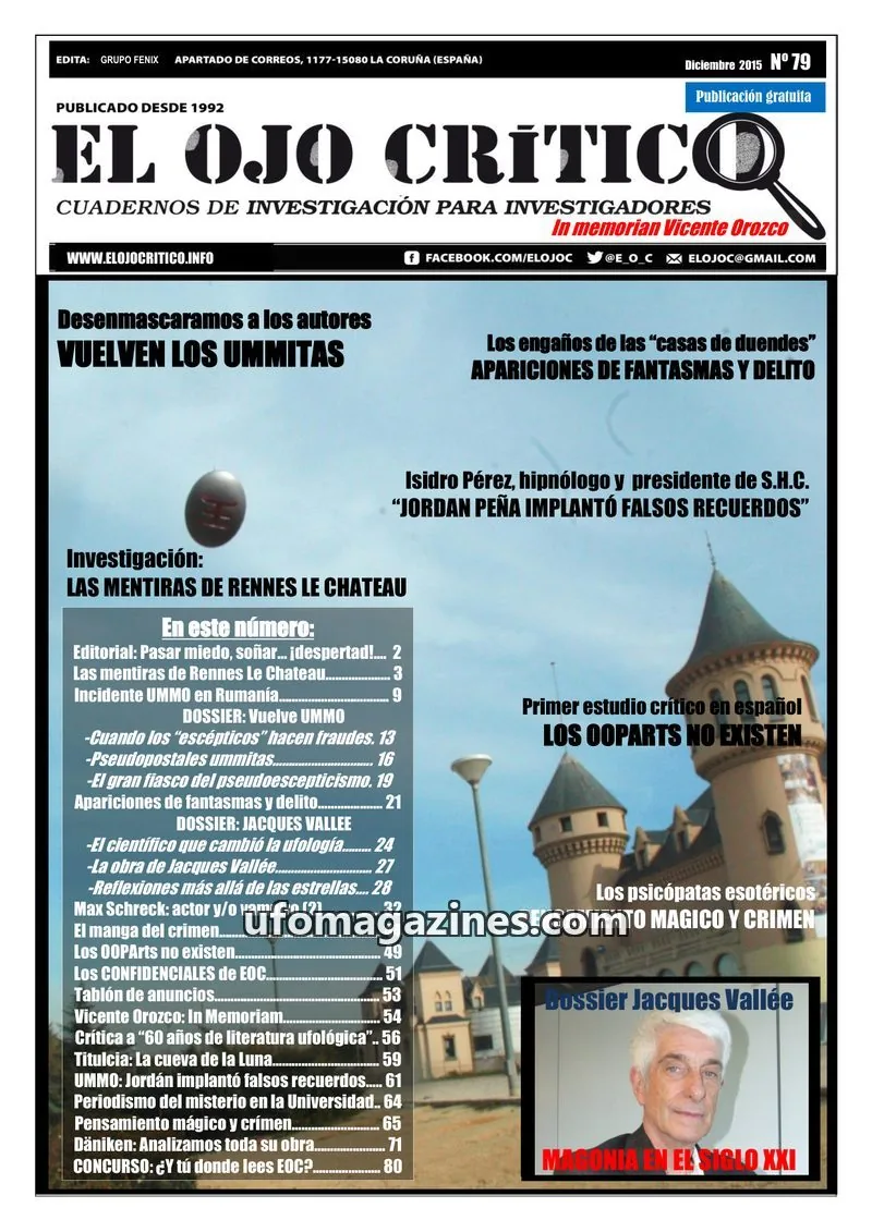 Cover of El Ojo Critico issue N° 79: EL OJO CRÍTICO