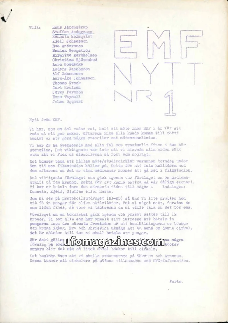 Cover of EMF issue 91: EMF NYTT