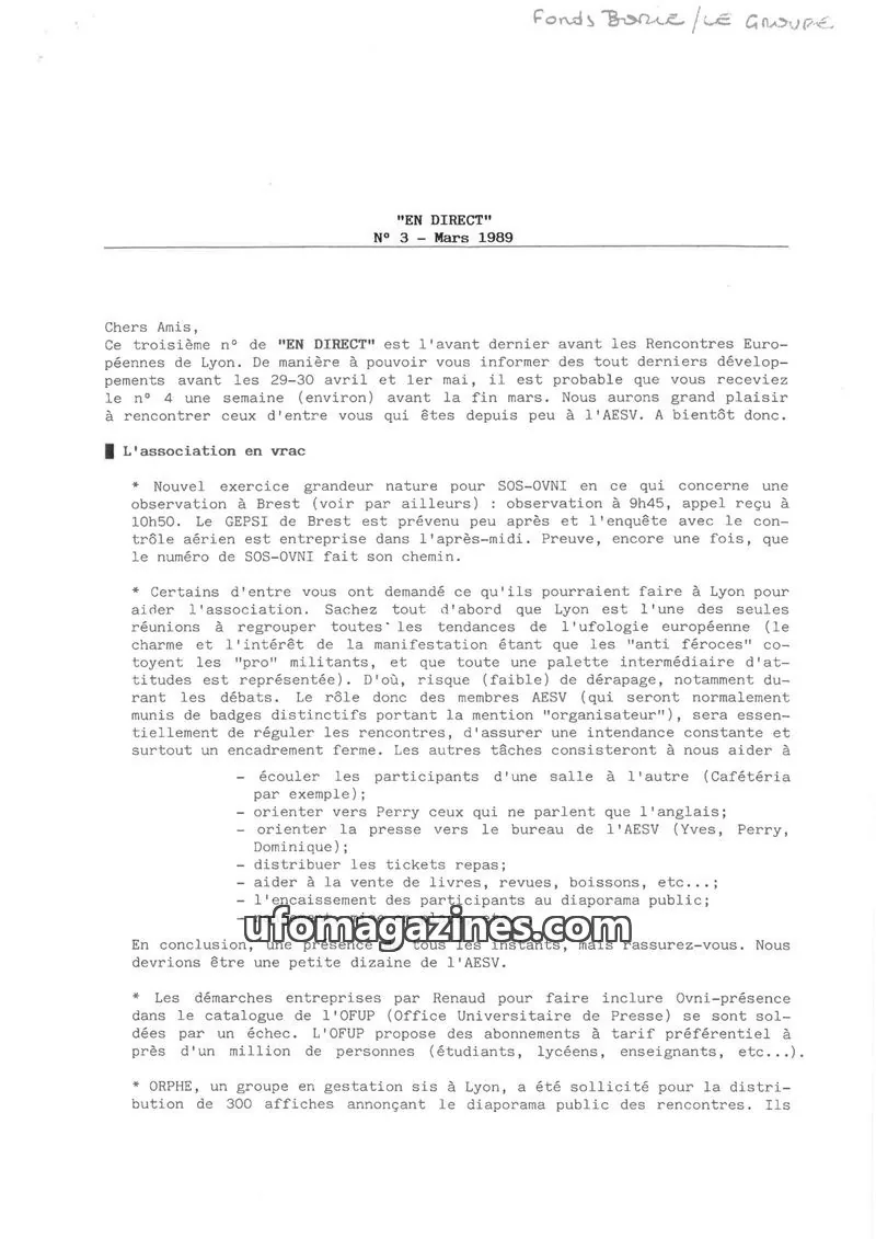 Cover of En Direct issue 3: EN DIRECT