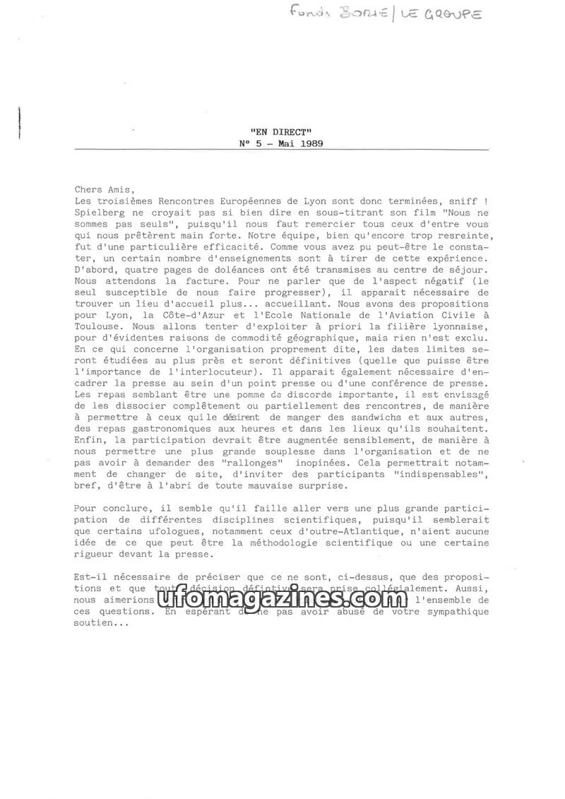 Cover of En Direct issue 5: EN DIRECT