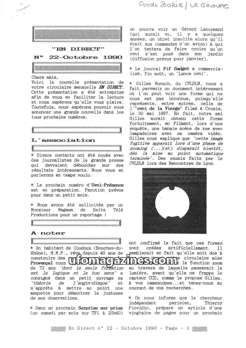 Cover of En Direct issue 22: EN DIRECT