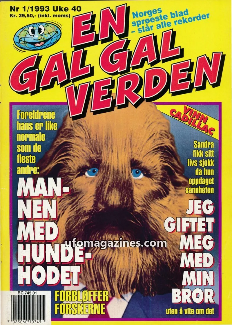 Cover of En Gal Gal Verden issue 1/1993: EN GAL GAL VERDEN