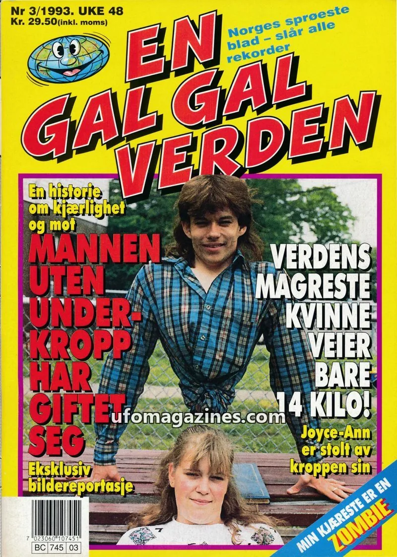 Cover of En Gal Gal Verden issue 3/1993: EN GAL GAL VERDEN