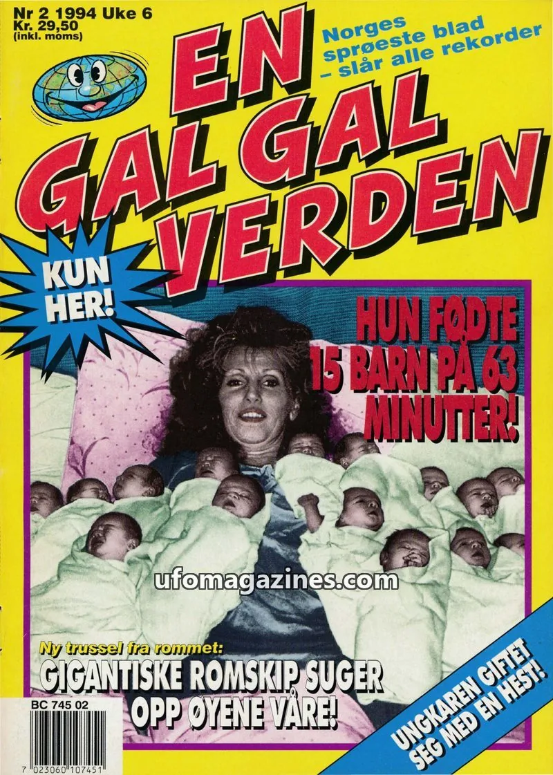 Cover of En Gal Gal Verden issue 2 1994: EN GAL GAL VERDEN