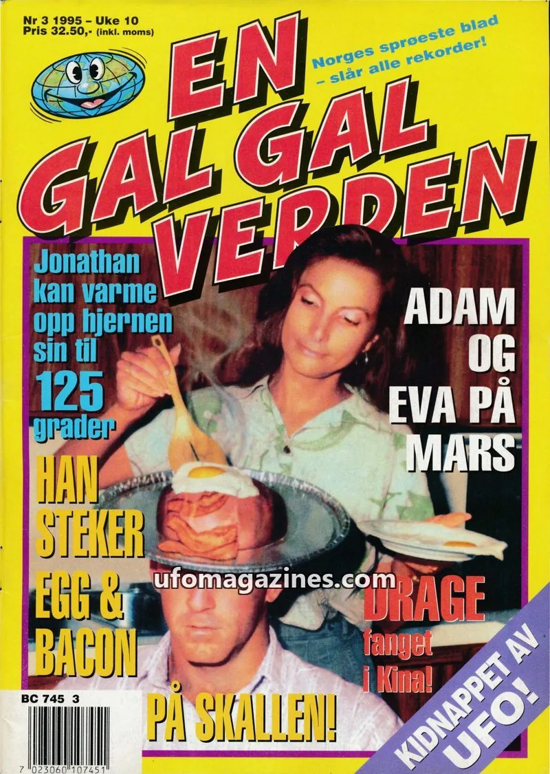 Cover of En Gal Gal Verden issue 3 1995 - Uke 10: EN GAL GAL VERDEN