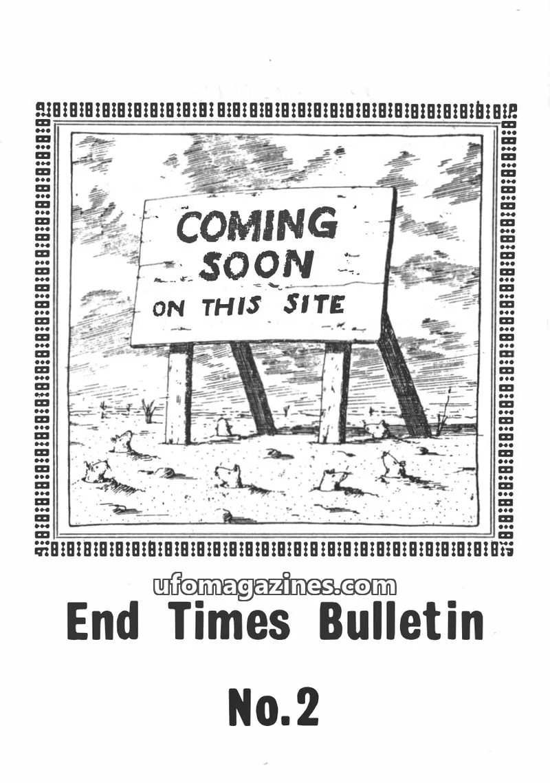 Cover of End Times Bulletin (Kevin McClure) issue No.2: End Times Bulletin