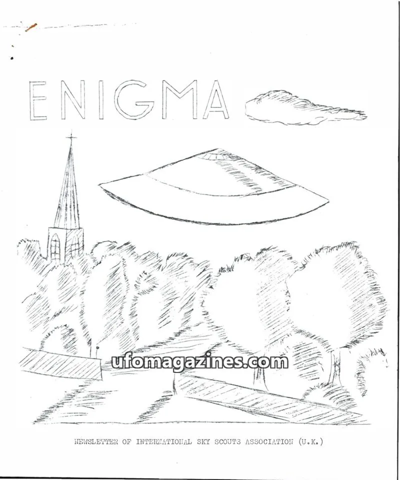 Cover of International Sky Scouts Association (U.K.) issue No. 2: ENIGMA