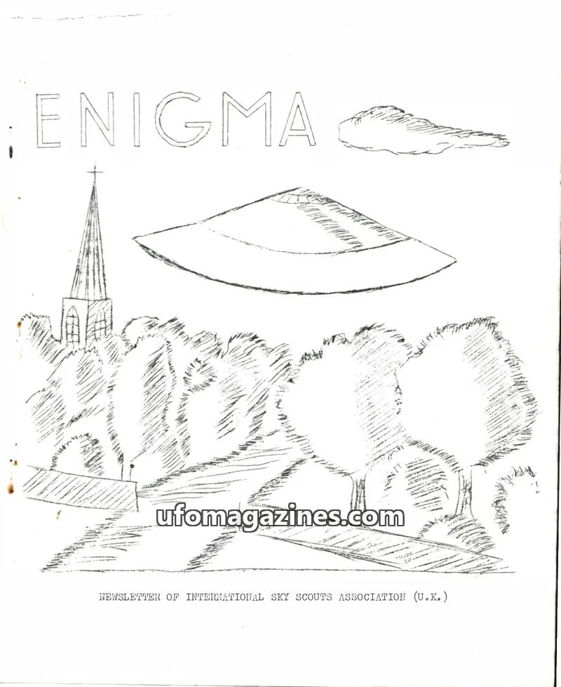 Cover of International Sky Scouts Association (U.K.) issue June, 1967: ENIGMA