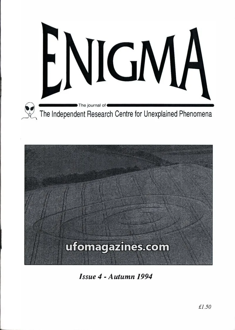Cover of Enigma (Paul Vigay) issue 4: ENIGMA