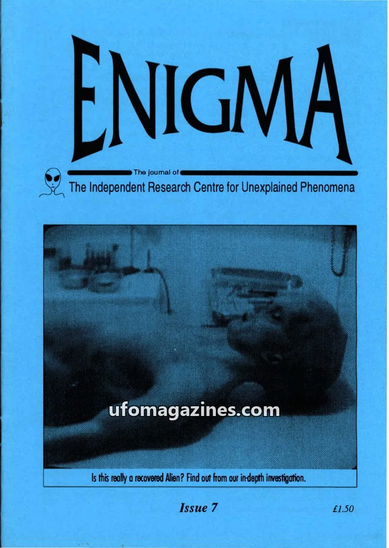 Cover of Enigma (Paul Vigay) issue 7: ENIGMA
