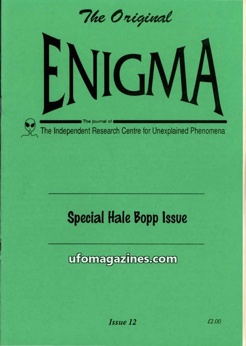 Cover of Enigma (Paul Vigay) issue 12: ENIGMA