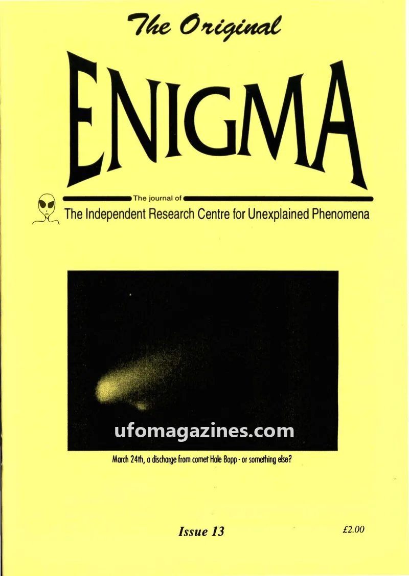 Cover of Enigma (Paul Vigay) issue 13: ENIGMA