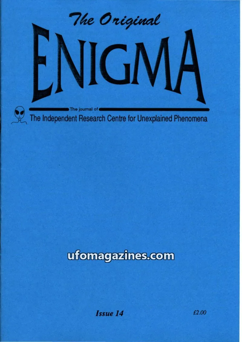 Cover of Enigma (Paul Vigay) issue 14: The Original ENIGMA