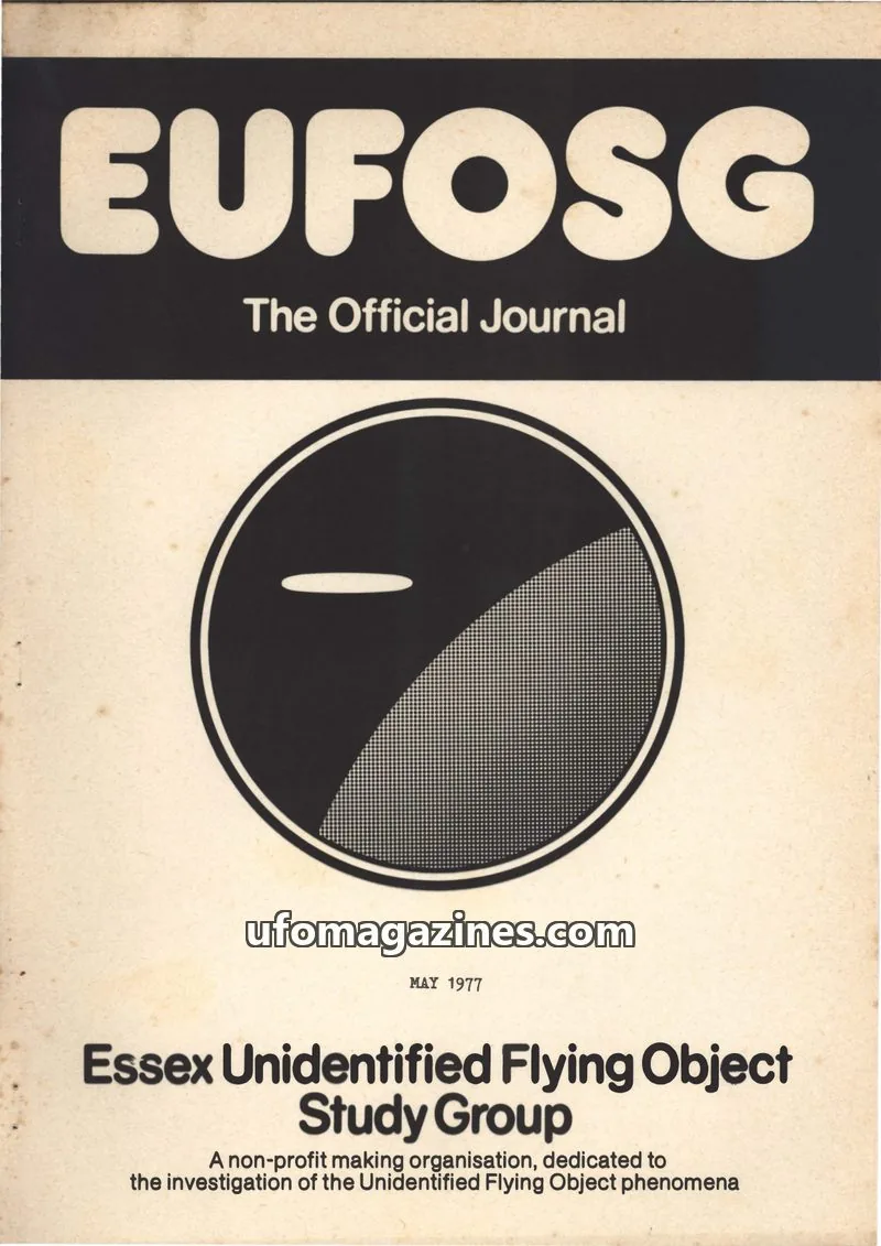 Cover of Essex Unidentified Flying Object Study Group issue No.3: EUFOSG