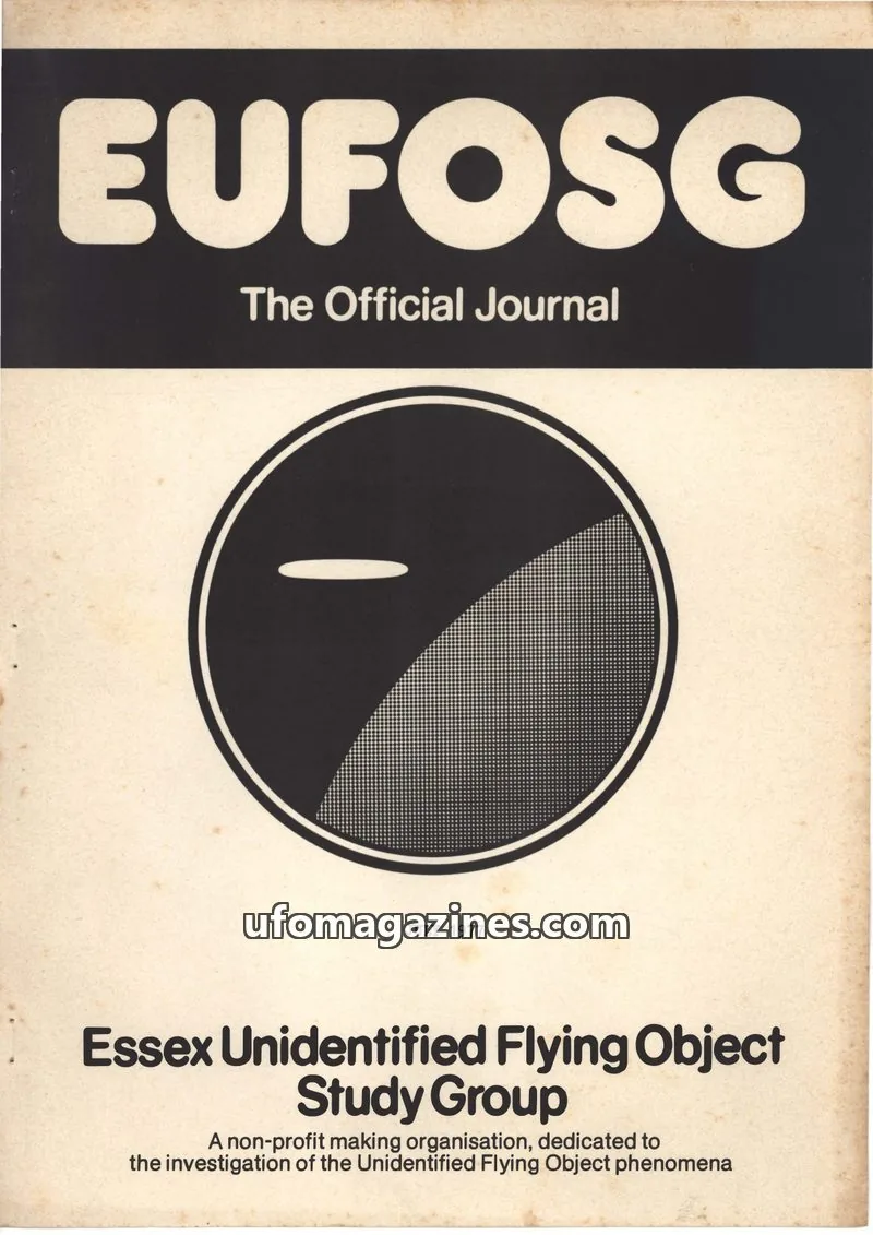 Cover of Essex Unidentified Flying Object Study Group issue No.4: EUFOSG