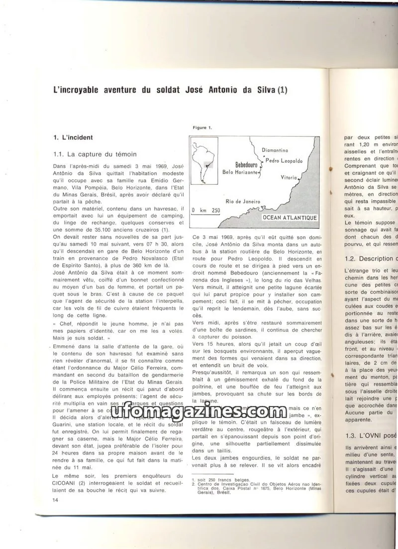 Cover of extracts issue 1: L'incroyable aventure du soldat José Antonio da Silva