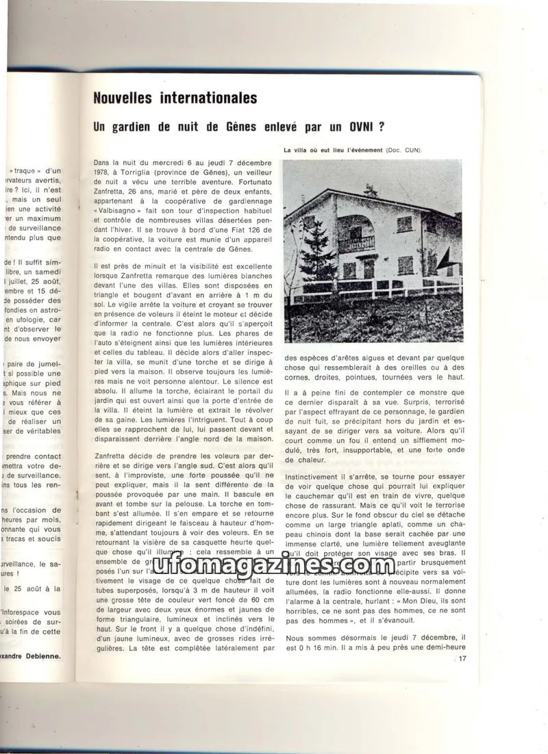 Cover of extracts issue 17: Nouvelles internationales