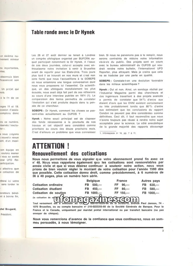 Cover of SOBEPS issue 48: Inforespace
