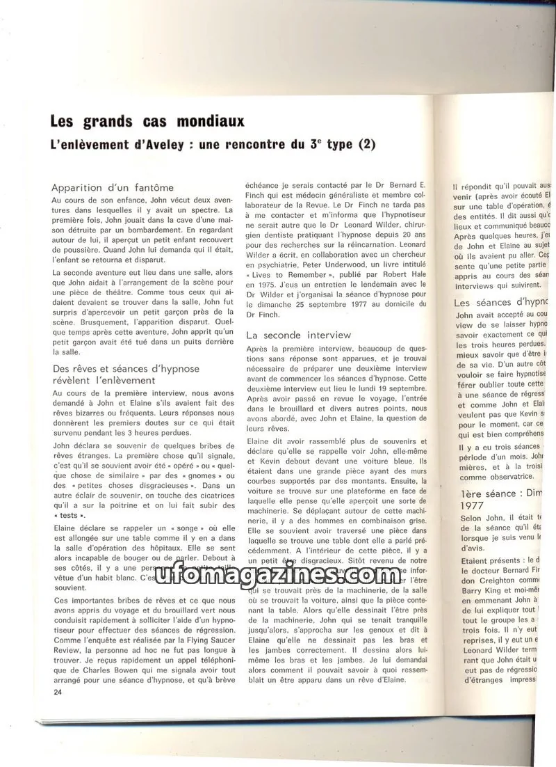 Cover of extracts issue 2: Les grands cas mondiaux