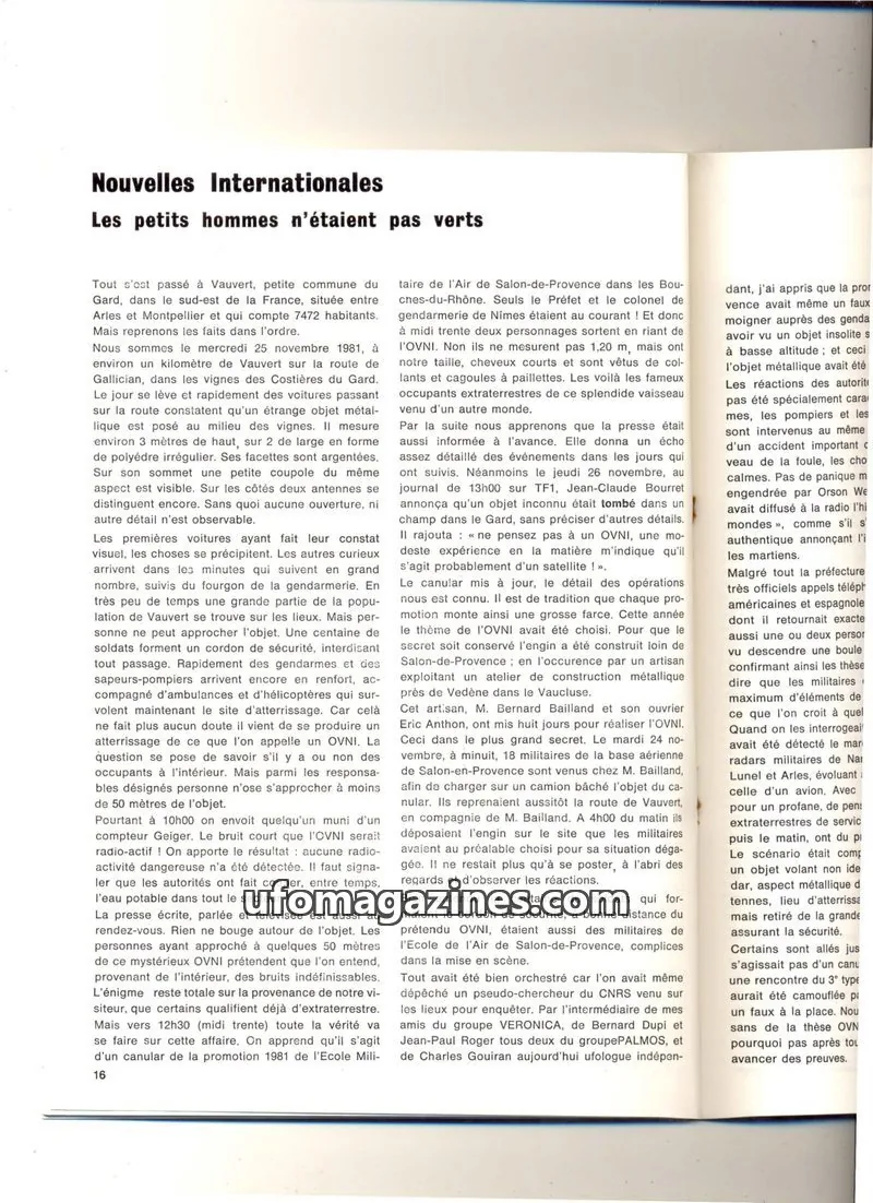 Cover of SOBEPS issue 61: Nouvelles Internationales