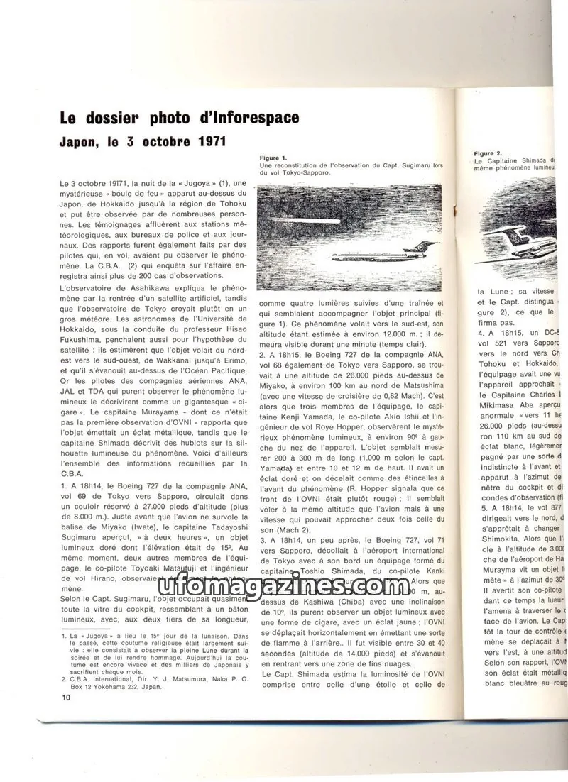 Cover of extracts issue October 1971: Le dossier photo d'Inforespace