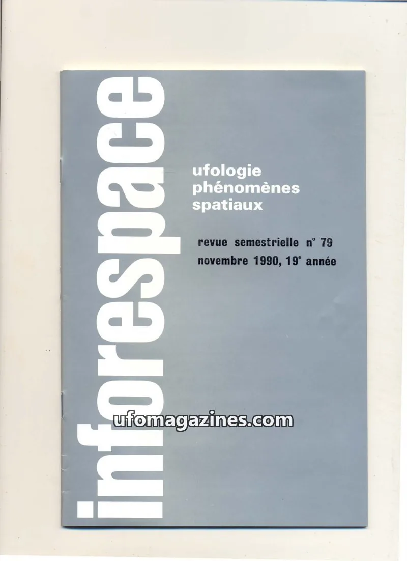 Cover of SOBEPS issue 79: inforéspace
