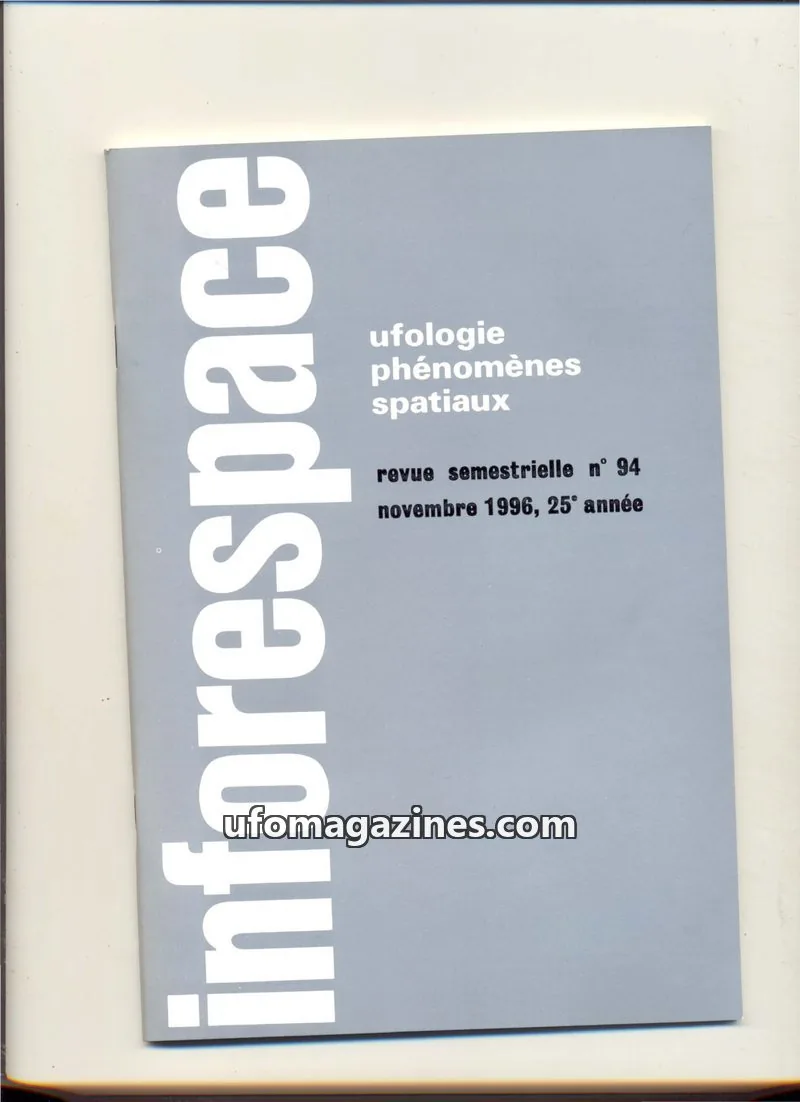 Cover of SOBEPS issue 94: inforespace