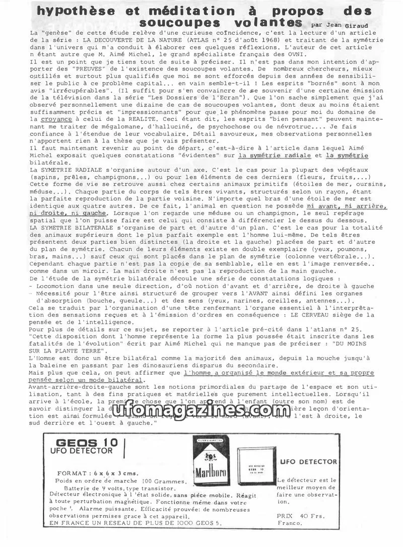Cover of Extraterrestres, Les (GEOS) issue 19: LES EXTRATERRESTRES