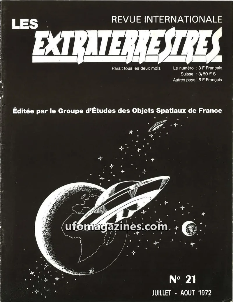 Cover of Groupe d'Études des Objets Spatiaux de France issue 21: LES EXTRATERRESTRES